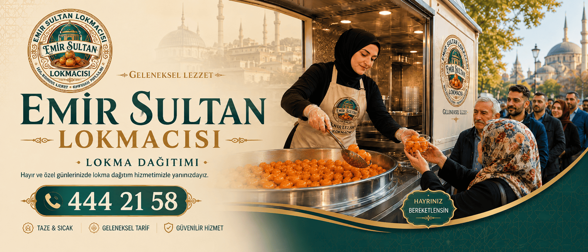 Emir Sultan Lokmacısı — Lokma Dağıtımı